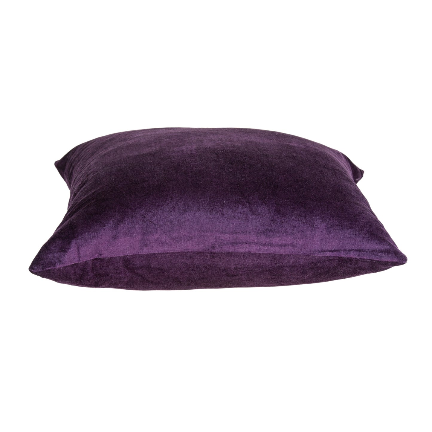 18" Purple Cotton Blend Throw Pillow-3