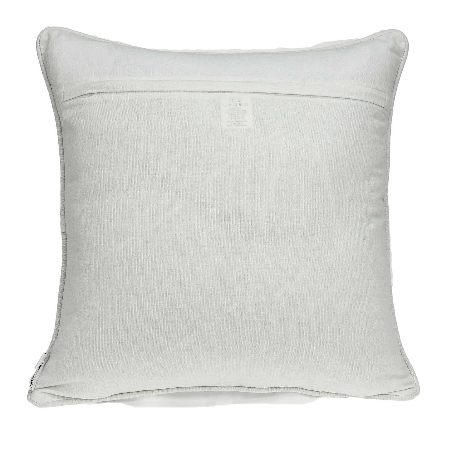 20" X 7" X 20" Traditional Gray And White Cotton Pillow Cover With Poly Insert-3