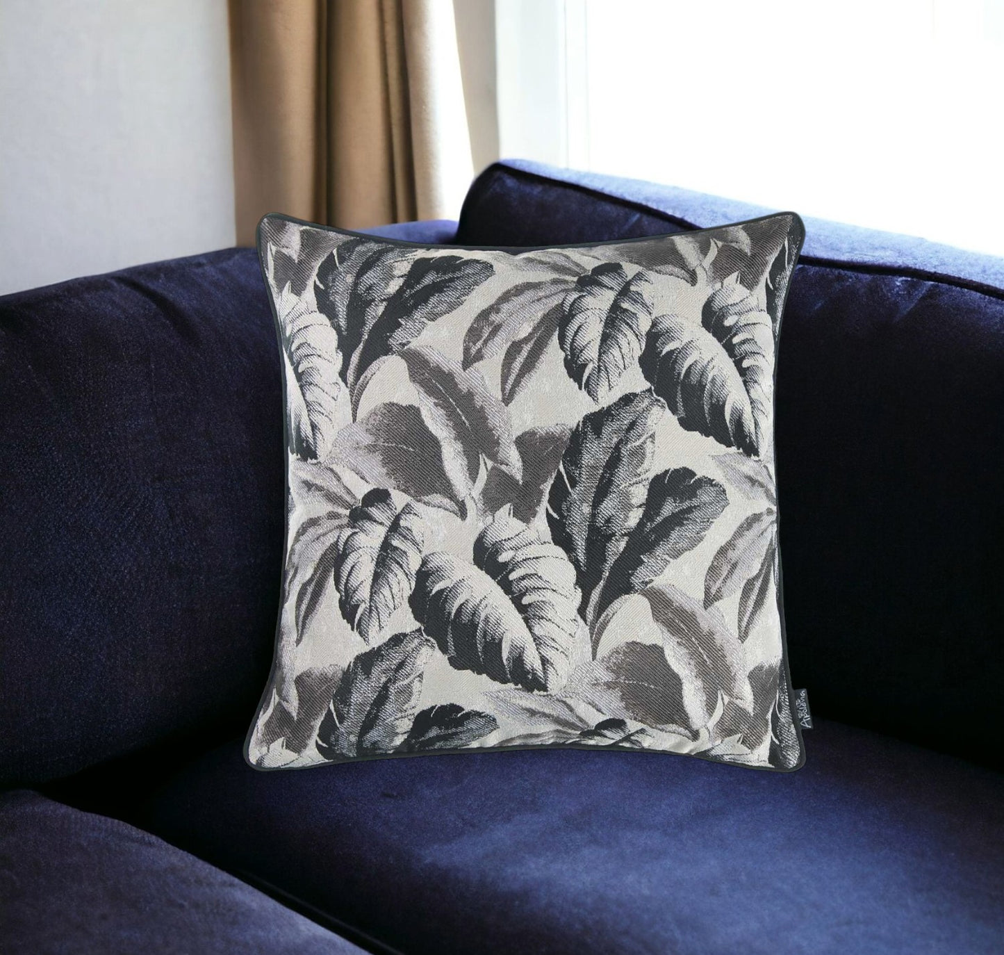 17" Gray Throw Pillow Cover-0