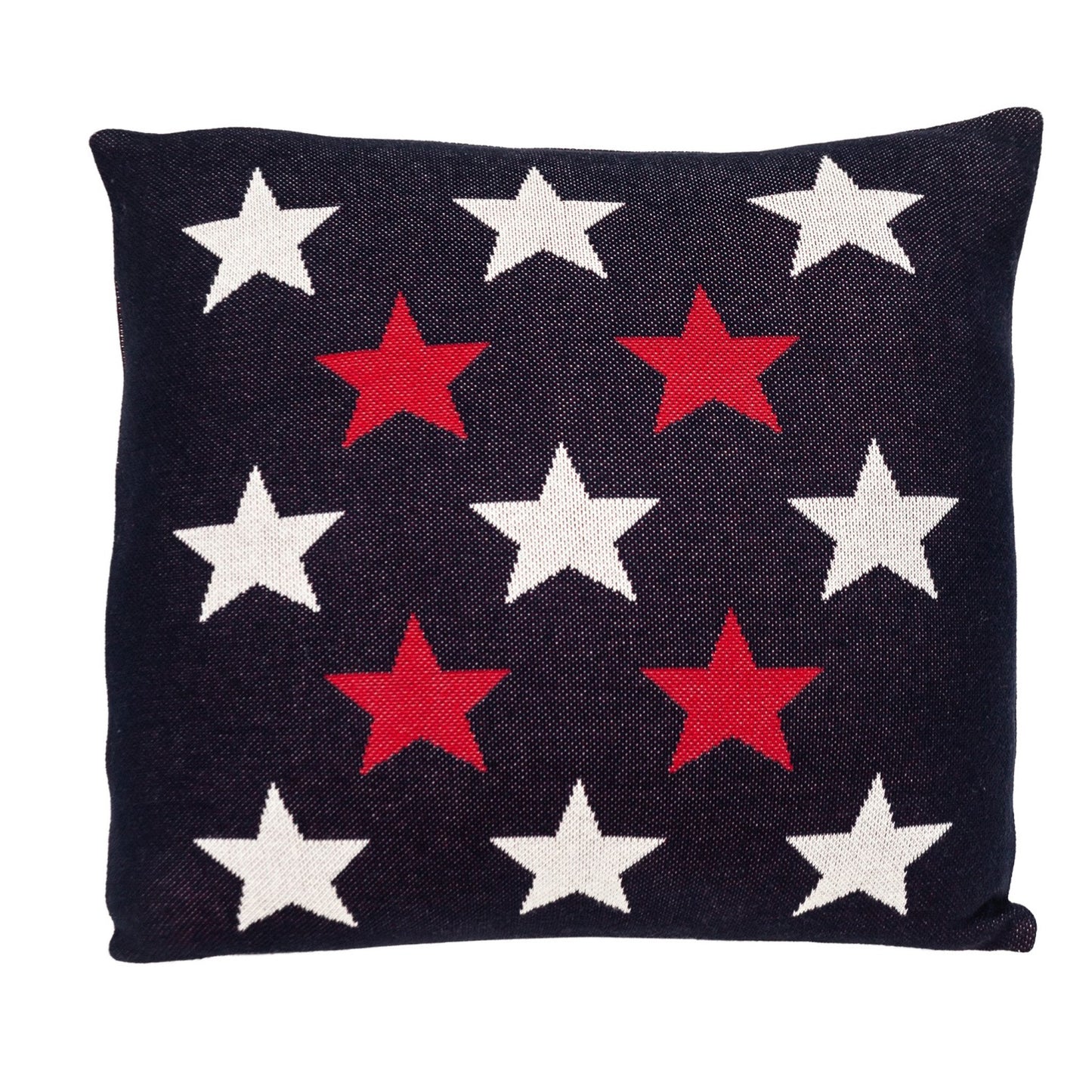 20" Black and White Cotton Throw Pillow-1