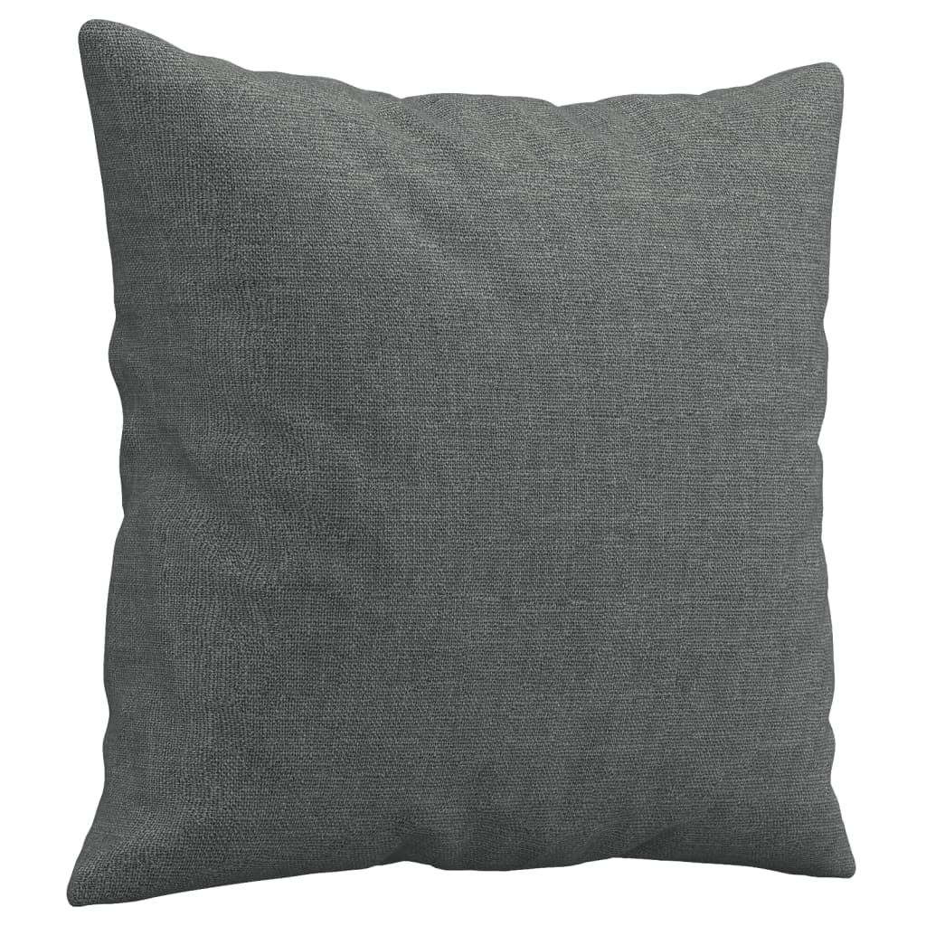 vidaXL 2-Seater Sofa with Throw Pillows Accent Loveseat for Living Room Fabric-3