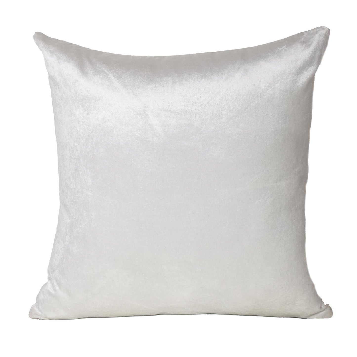18" X 18" White Cotton Zippered Pillow-0