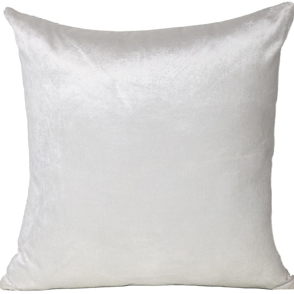 18" X 18" White Cotton Zippered Pillow-5