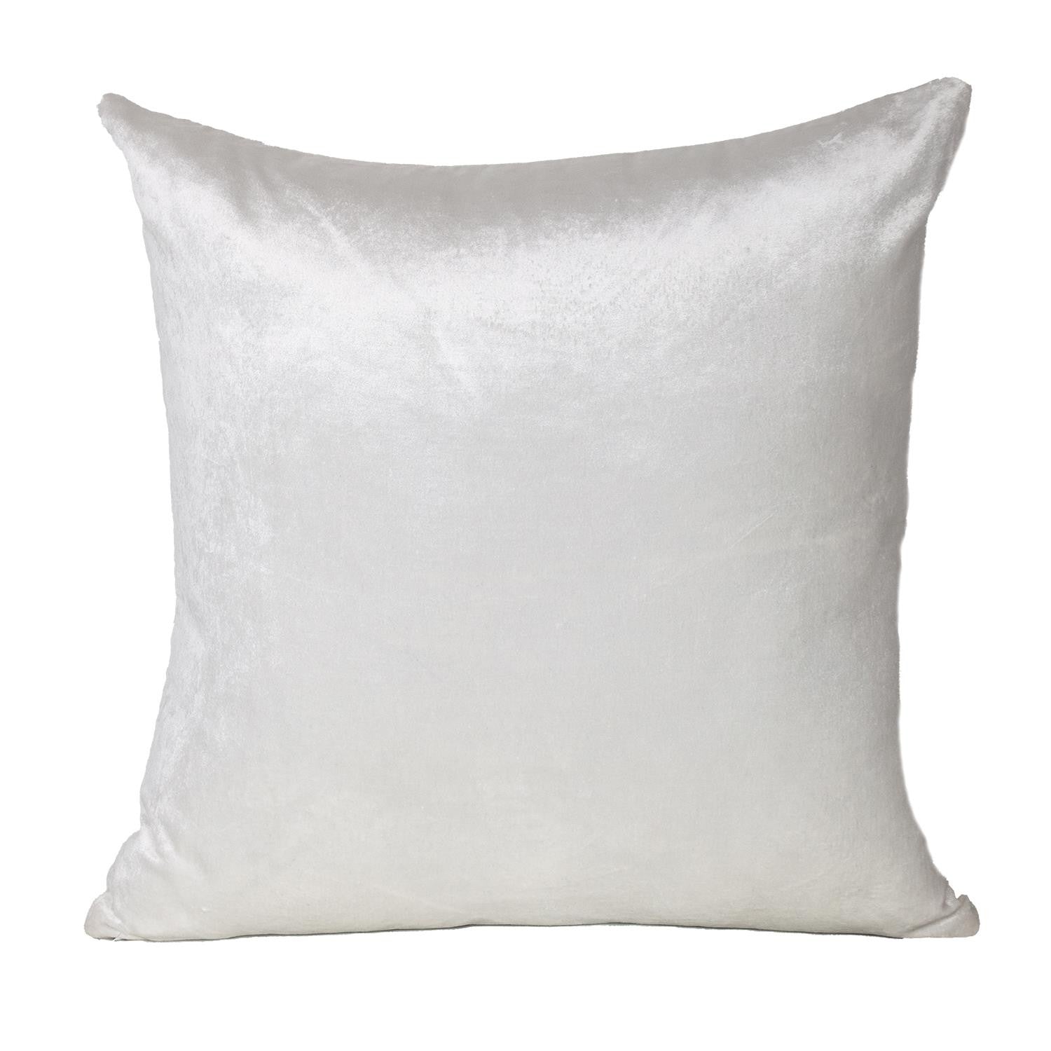 18" X 18" White Cotton Zippered Pillow-3