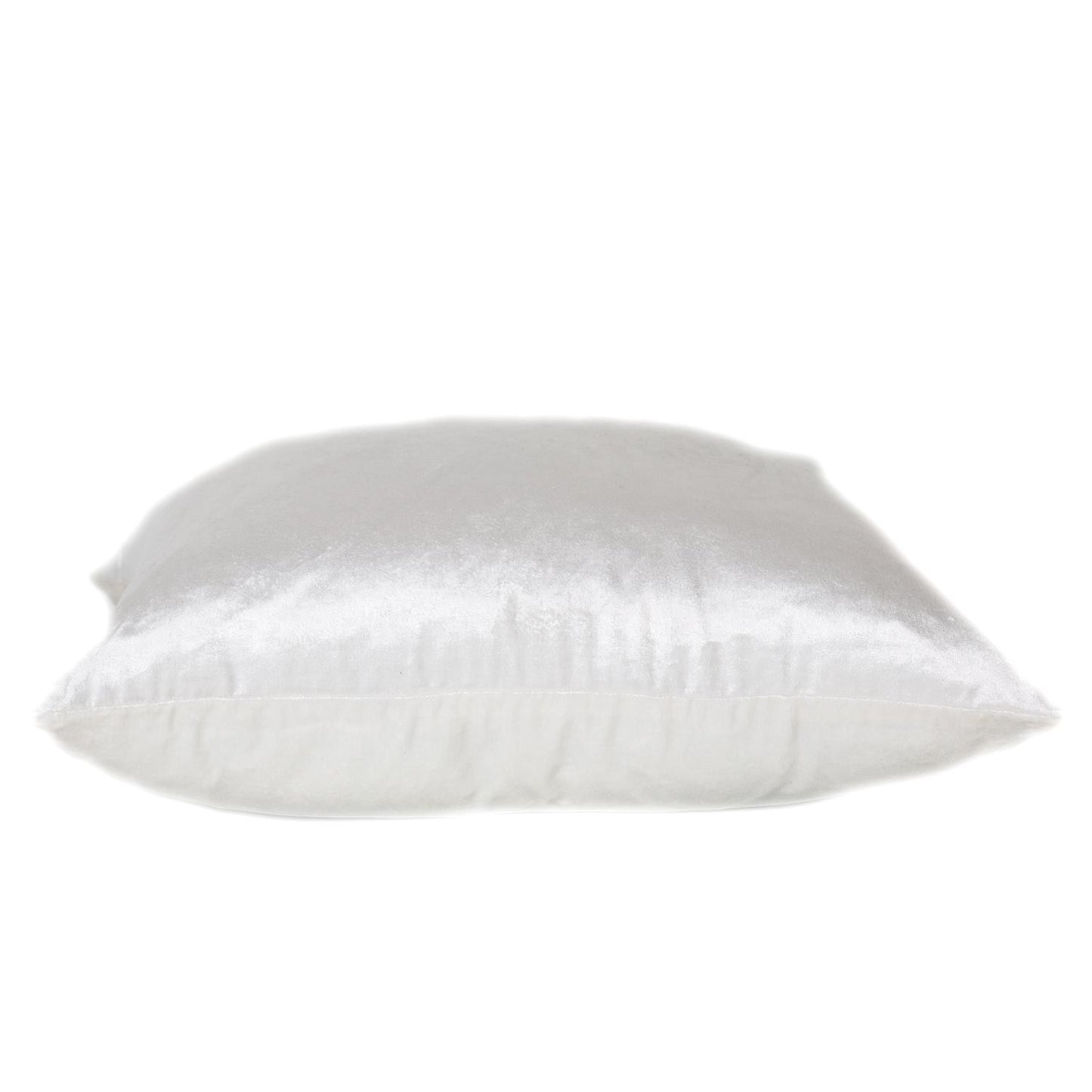 18" X 18" White Cotton Zippered Pillow-4