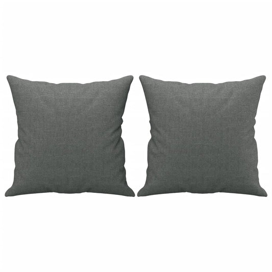 vidaXL 2-Seater Sofa with Throw Pillows Accent Loveseat for Living Room Fabric-0